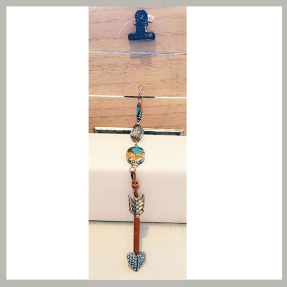 Handmade Rear View Mirror Hanger for Car or Truck - Picture 3 of 4